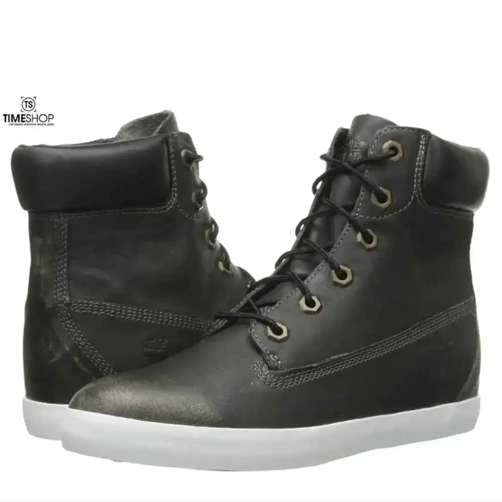 Timberland Womens Glastenbury 6 Inch Lace Boot, Black‎ size 7.5